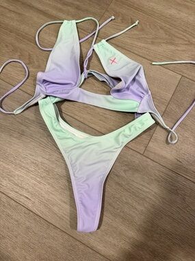 BOUTINE LA Tie-Dye Pastel one piece - Lavender & Mint
